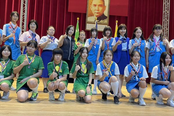 中市歡慶女童軍節 400人齊聚國漫館園區探索教育訓練