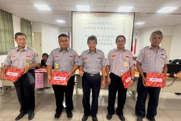 潮州警分局辦理民防中隊常訓 提升民防人員協勤技能