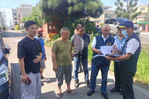 海線多處低漥地逢雨必淹 ! 議長張清照促改善 清水信義路低漥處優先墊高